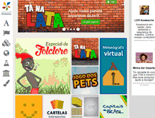 Tablet Screenshot of educacaodinamica.com.br